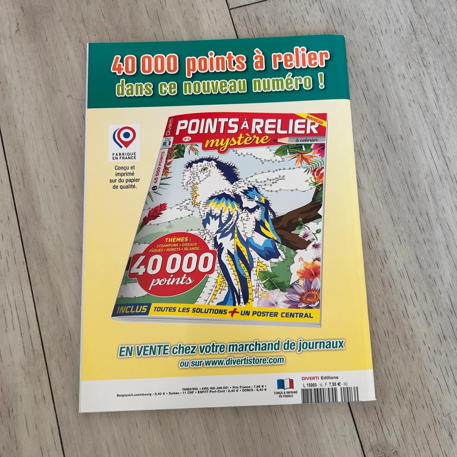 Diverti Coloriage 100% Mystère N°16 – Cores Francesas por Número – photo 2
